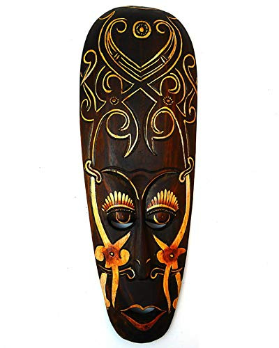 Maschera Africano in Legno 50 cm. Decorazione Parete Etnica Africana.