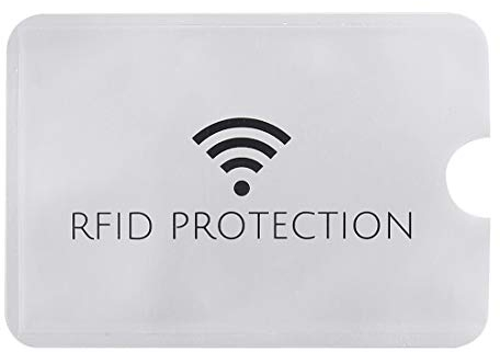 XTRAFAST 10x RFID Schutzhülle Schutz RFI NFC für Kreditkarten EC Karten RFID Card Blocker