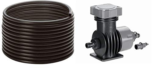 Gardena Micro-Drip-System Verlegerohr: Zentrale Versorgungsleitung, 13 mm (1/2 Zoll), 50 m & Micro-Drip-System Basisgerät 2000: Grundgerät zur Druckreduzierung, Wasserdurchfluss ca. 2.000 l/h