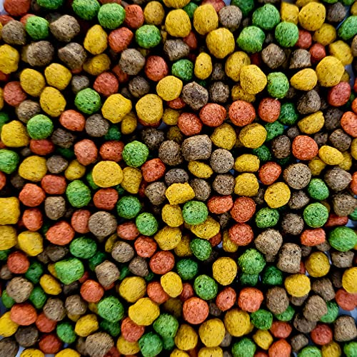 Multi-Mix Koifutter 6mm (15kg) - Der 4 Sorten Futtermix für Koi und Teichfische für ausgewogene Fisch-Ernährung mit Lachsöl, Spirulina, Astaxanthin und Wheatgerm