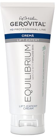 Gerovital H3 Equilibrium Professionelle Anti-Falten-Creme, 200 ml | Lift-Expert Pflege für reife Haut ab 30, mit Hyaluron und Pflanzenölen, strafft die Haut und unterstützt ihre Regeneration