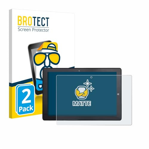 BROTECT Schutzfolie für Awow AiBook 10 | 2 Stück Entspiegelnder Displayschutz Made in Germany Matte Displayschutz-Folie Anti-Reflex Anti-Fingerprint Einfache Montage