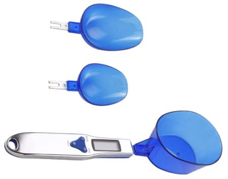 COLLBATH 300g Cuillère Doseuse Électronique De Cuisine Balance De Précision Avec Écran Lcd Pour Ingrédients Alimentaires Bleu