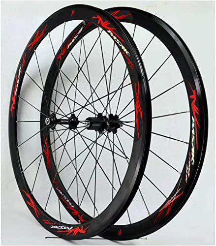 Mountainbike Radsatz 700c XC Fahrradrad doppelwandige Alufelgen Felgenbremse 20H Rennrad Radsatz QR Naben mit abgedichtetem Lager 7 12 Gang Kassette