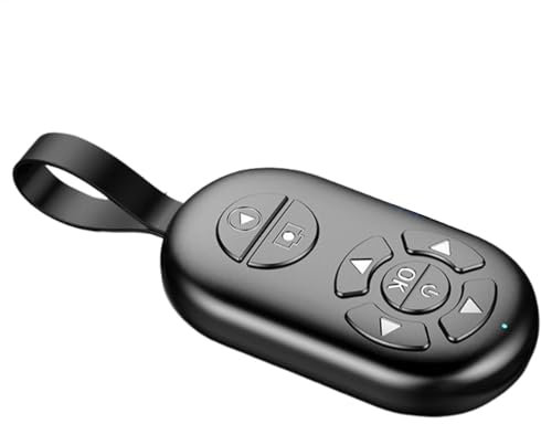 Lunaobrik Telecomando per fotocamera del telefono, telecomando wireless per selfie per foto, controller per smartphone, per viaggi, attività all'aperto, campeggio