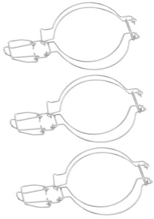 CATIEBYE Abrazadera De Alambre para Tarros (3 Unidades): Junta De Cierre con Hebilla Sellada para Tarros De Vidrio, Accesorio De Repuesto para Latas De Almacenamiento De Cocina, Ideal para