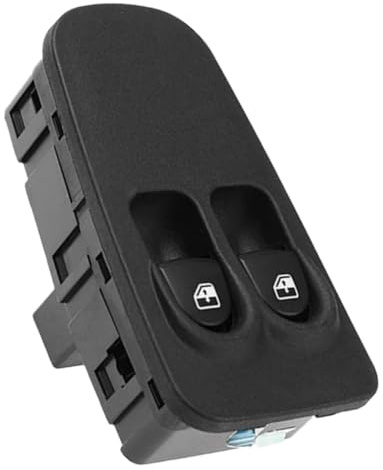 LEDFEWAG Interruptor elevalunas pulsador eléctrico 735360604 compatible con Fiat Lancia Ypsilon 2003-2011