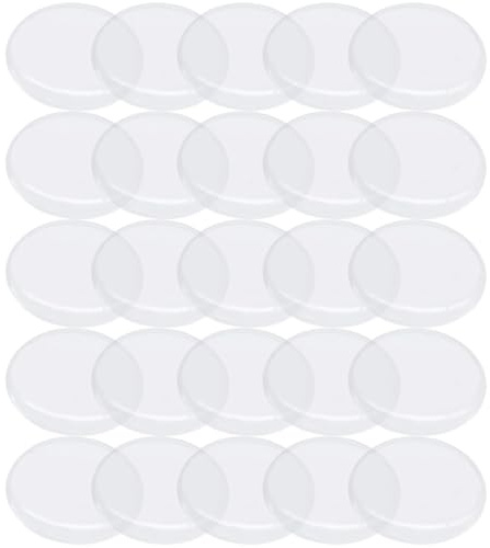 JOINPAYA Couvercle Transparent de Montre en Acrylique 30 Pièces, Surface Miroir Polie, Accessoire de Réparation pour Cadran de Montre-Bracelet, Pare-Chocs Résistant aux Chocs et Rayures