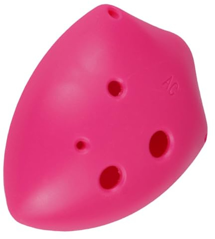 Mit 6 Löchern – Einfaches Werkzeug für Kinder tragbare Flöte mit AC | Schlüssel für Weihnachtsanfänger | Harz 7 x 10 cm | Mädchen Spieler Unterhaltung Eltern-Kind Noten Schlüsselband