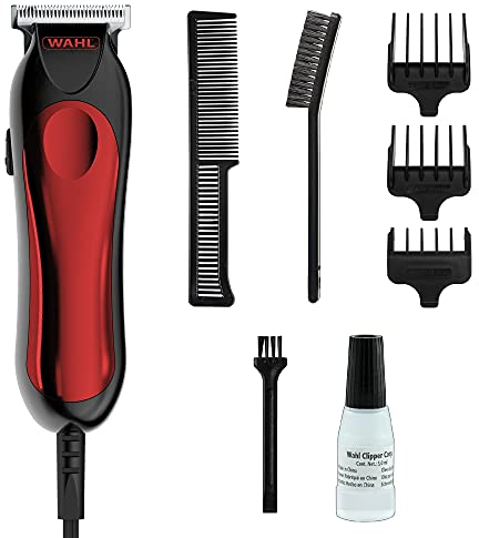 Wahl T-Pro Corded T-Blade Trimmer, Beard Trimmer for Men, Men’s Shaver, Afro Hair Trimming, Corded, Stubble Trimmers, Detailing and Outlining, Male Grooming Set