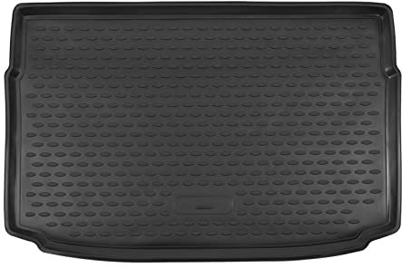 J&J AUTOMOTIVE | Tapis De Coffre Caoutchouc Premium Compatible avec Polo 6 Depuis 2017, Protecteur de Coffre, Bord Haut, Antidérapant, Inodore