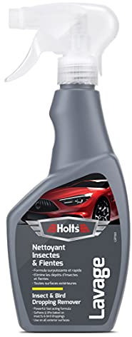 Holts Insect & Bird Dropping Remover for Cars – Fast Acting Bug & Bird Poo Cleaner for Car Paintwork & Bumpers | Powerful Formula for All Exterior Surfaces | Paint-Safe Car Cleaner – 500ml