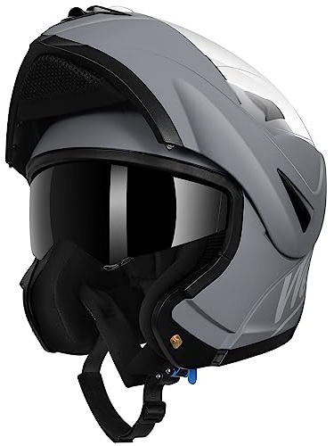 Westt Casco Modular con Doble Visera, Casco Scooter ECE 22.06 homologado