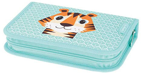herlitz 50038251 31-teiliges Schüleretui, Cute Animals Tiger, 1 Stück