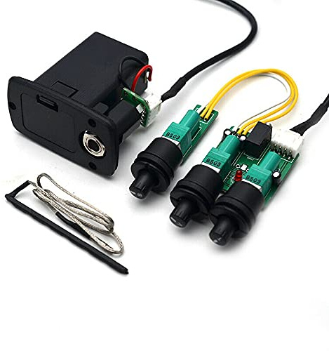 3 Band Akustikgitarre Equalizer Gitarre EQ Preamp Concise Bass Tone Volume einstellbar Violao Pickup für Taylor