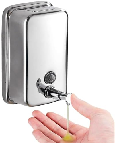 500ml seifenspender Wand，seifenspender Edelstahl，Geeignet für Hotels, Bäder, Waschbecken usw.