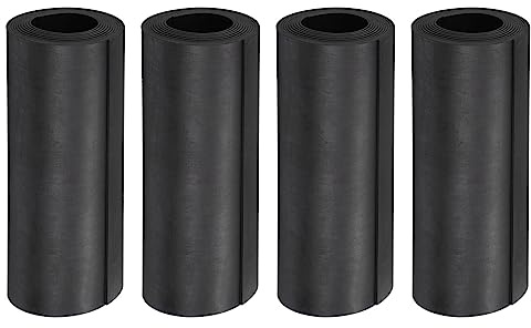 YOKIVE 4 Pcs Magnetic Fireplace Draft Stopper, Fireplace Vent Cover Blocker, Keep Chimney Insulation, Great for Overnight Heat Loss(Black, 36x4)