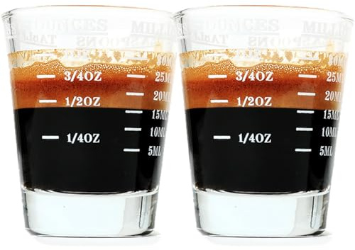 Srgeilzati Schnapsglas-Messbecher, lichtecht, Barkeeper-Zubehör, Messbecher für Barkeeper (4, weiß)