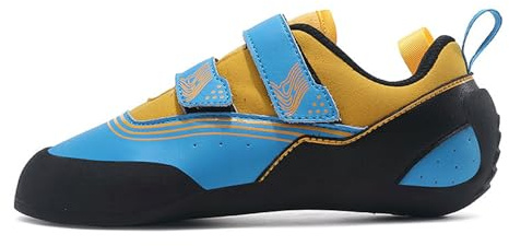 Boulderschuhe Jugend ,Kletterschuhe Herren Damen,Indoor-Kletterschuhe Leicht Atmungsaktiv Sportschuhe,rutschfeste Fitnessschuhe Einfaches An- und Ausziehen,Für Indoor-Anfänger Fitnessstudio