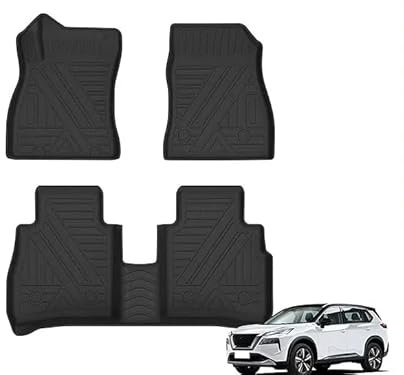 Nach Maß Auto FußMatten für Nissan Tiida 2011-2024, gegen Wasser rutschfeste Absatzschoner Antirutschmatten-Auto Autoteppich
