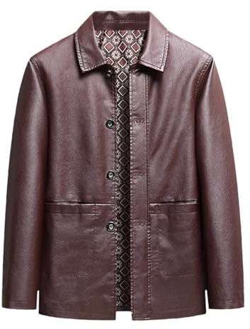 CXKOLD cappotto uomo lungo elegante giubbotto moto pelle con protezioni giubbotto termico uomo invernale giacca uomo casual blu spolverino uomo giubbotto da neve uomo gilet uomo rosso pantaloni