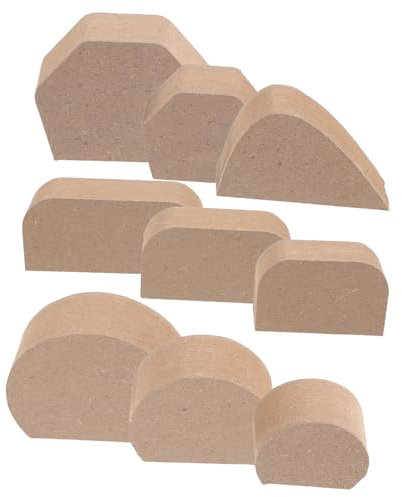 NUOBESTY 9piezas Moldes Para Asas De Tazas De Herramientas Resistentes De Conformado De Mangos Para Manualidades Diy Uso Escuelas De Arte y Talleres
