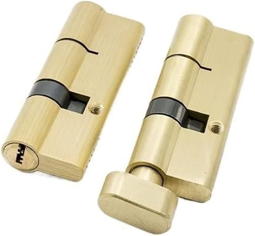 Cilindro per serratura con chiave, 1 pz. Cilindro aperto doppio o singolo Hardware for interni 80/85/90/95/100/105/110mm Serratura for porta Cilindro in ottone Serratura estesa 3 pz. Serratura a cilin