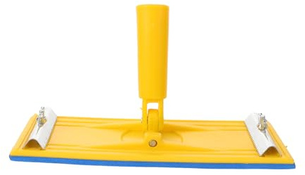 SEWOART Hand Sanding Block Manual Sandpaper Polishing Holder with Easy Installation Yellow Plastic Sponge Base Efficient Sanding for Metal and Drywall Random Color