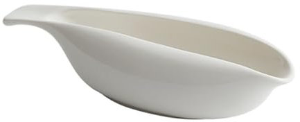 NexaGeniX gravy boat Milk Jug Elegant White 200ml Ceramic Serving Jug for Cream Perfect for Dining Table Restaurant Café Christmas Wedding Roast Dinners gravy boat fat separator