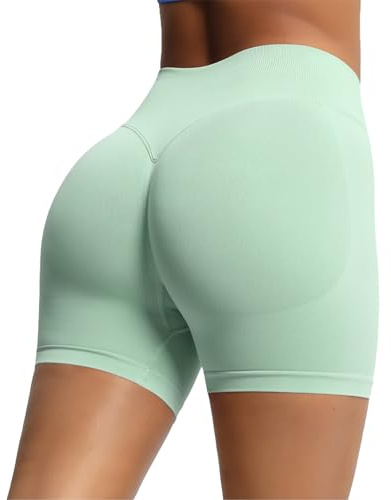 RLEHJN Shorts De Sport pour Femmes Quick-Dry Short Cycliste Femme Legging Court De Yoga Running Shorts Gainant Ventre Plat Boxer Taille Haute Vetement Sport Femme Vêtements Solde Clearance Soldes