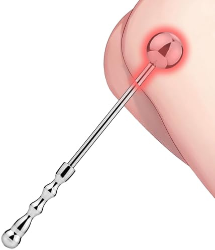 Doppelter Metall Dildo aus Edelstahl Double Dildo/Doppel Dildo für Paare Anal Plug Metall Vaginal Plug Prostata Dildo & Butt Plug für Frauen und Männer Doppeldildo
