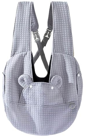 Haustier Rucksäcke Reisetasche für Haustiere,Outdoor-Rucksack für 2-12kg Hunde und Katzen weich, faltbar,Tragetasche Hund (Grau)