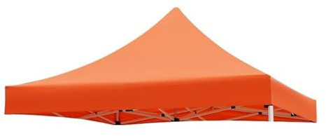 Pavillondach Ersatzbezug, Quadratisch Sonnenschirm Ersatzbezug, Wasserdichter, Sonnenschutz, Sturmfest, Einsetzbar Regendicht, für Strand, Party, Markt(Nur Deckung)(2 * 2.0m)