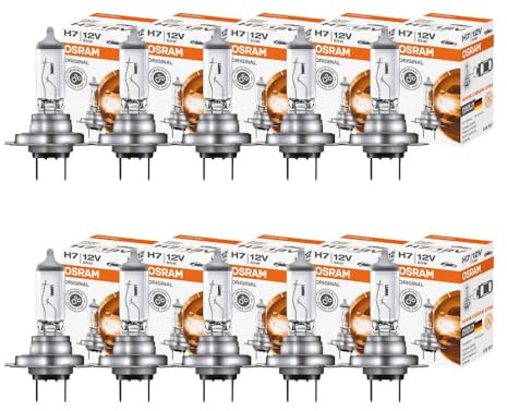 10x Osram Glühbirne Original H7 12v 55w Px26d Fernscheinwerfer