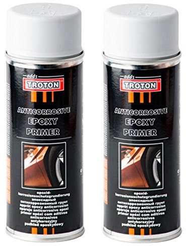Troton 400 ml grå EPOXY primer EPOXID korrosskydd, grundfärg spray (2)