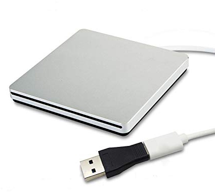 lecteur de DVD pour ordinateur PC lecteur DVD lecteur de CD CDDVDROM externe portable TypeC Graveur de DVD discussionsRewriter Compatible avec les MacBook ProAsusDell pour ordinateur portable