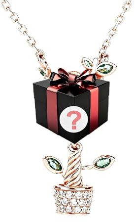 Jeulia Damen Kette Baummann Roségold Halskette 925 Sterlingsilber Damenkette Halloween Schmuck Geschenk Panzerkette für Damen Herren