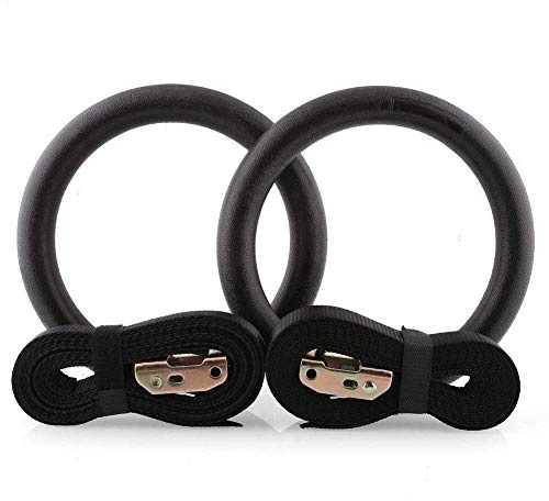 Paar Ginnastica, Crossfit, Fitness, Krafttraining mit verstellbaren Riemen und Schnallen aus ABS Ring für Übungen