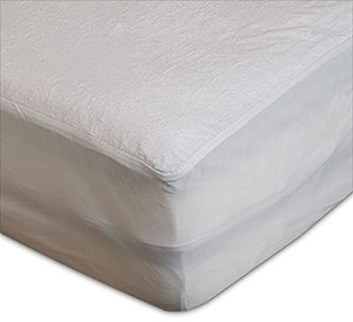 National Allergy BedCare Hypoallergenic Full Size Futon Waterproof Mattress Protector - Fitted 54x75x18 - Washable & Breathable Deep Pockets Bed Cover - Soft Tencel Water Proof Sheet - Latex Free