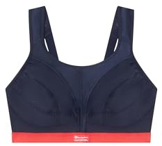 Champion Womens Shock Absorber Sn109 Active D+ Classic Bra, Dark Blue/Red, 34G UK