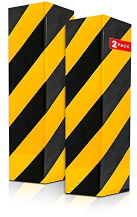 CRINSTON® Garagen Wandschutz | 2 STÜCK 40 x 20 x2cm | Kantenschutz Schaumstoff Garage Auto, Autotürenschutz Garage, Perfekt um Stöße und Kratzer zu Vermeiden.
