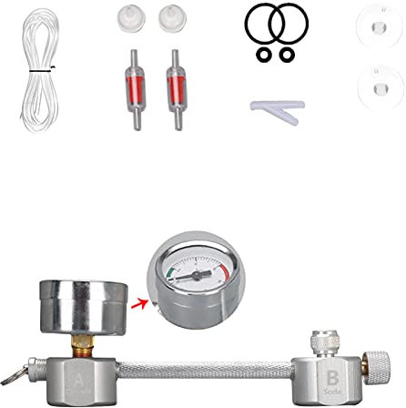 Kit per acquario fai da te CO2 Sistema di CO2 Kit reattore di anidride carbonica per piante Acquario
