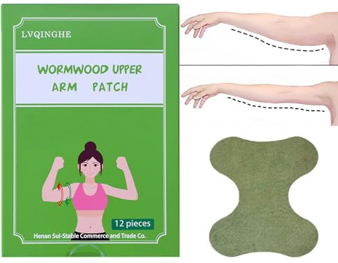 LVQINGHE Mugwort Patch,Wormwood Patch,Natural Mugwort Arm and Leg Patches for Women and Men12pcs