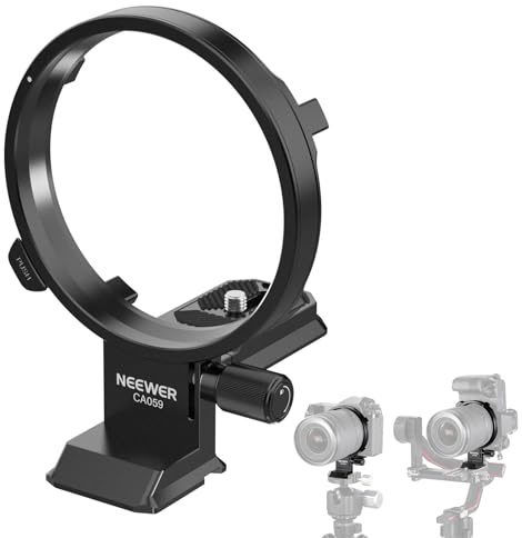 NEEWER Rotatable Collar Mount Plate for Fujifilm GFX100 II 100S 50S II, Fast Horizontal to Vertical Camera Tripod Lens Mount Ring Compatible with DJI RS 3/2 & Arca Quick Release System, CA059