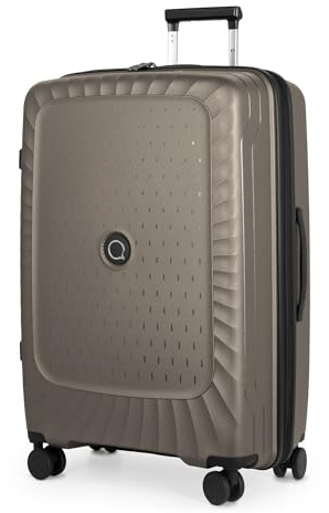 Hauptstadtkoffer Kotti - Großer Hartschalenkoffer, TSA, 4 Rollen, PP (Recycelt), Check-In Gepäck mit 3 cm Volumenerweiterung, 75cm, 116 Liter, Champagner