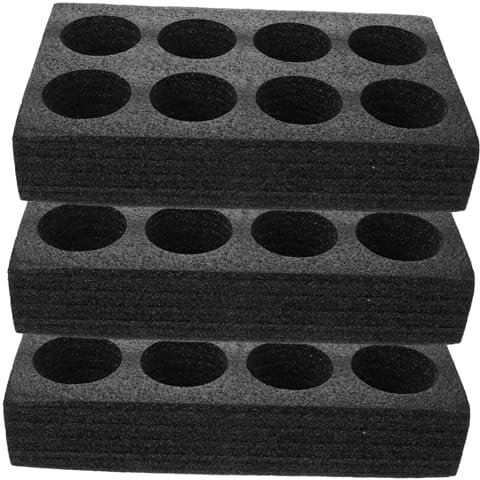 Amosfun Wohnwagen Tassenhalter 9 STK Getränkehalter Kaffeetassen Aus Papier Tragbarer Getränketräger Schwarzer Becher Getränketräger Zum Mitnehmen Tee Kommerziell Perlenbaumwolle Wiederverwendbar
