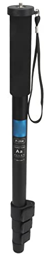 P 264 Monopode pour Appareil Photo en Alliage D'aluminium Bâton de Selfie Télescopique 4 Sections Monopode pour Appareil Photo Numérique pour Caméra d'action Smartphone