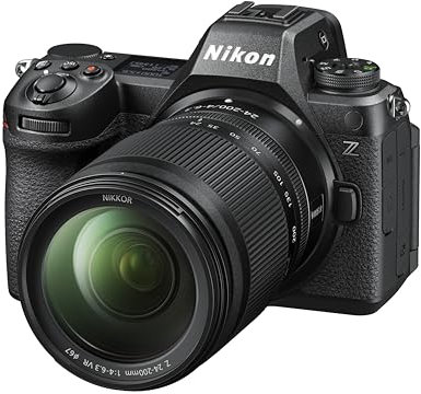 Nikon Z6III +24-200 f/4-6.3 VR Fotocamera Mirrorless Full Frame, CMOS 24.5 MP, 273 Punti AF, Mirino OLED da 5760k UXGA, Video 6K, Fino a 120fps, LCD 3.2, Nero [Nital V.I.P.: 4 anni di garanzia]