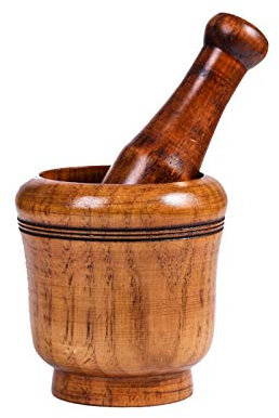 Ustensiles de cuisine en bois Ensemble mortier, Ensemble de mortier et pilon Mortier et pilons en bois Mortier et pilon faits à la main Outils à épices Ensemble de bols à broyer Accessoire de cuisine