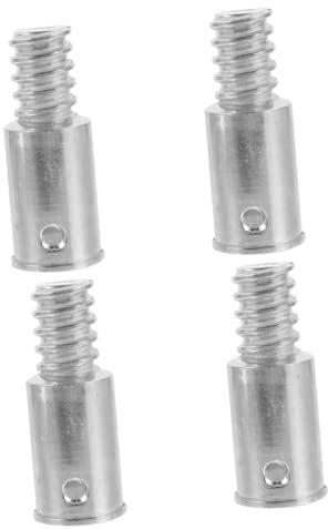 SEWOART 4 Stück Besenstiel Aus Aluminiumlegierung Gewindeende Ersatz-verlängerungsstangenadapter 25 Mm Durchmesser Einfache Installation